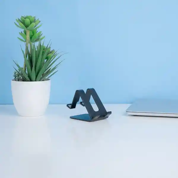 Soporte Para Celular de Plástico Para Escritorio Gris Miniso