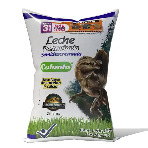 Colanta Leche Pasteurizada Semidescremada