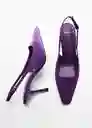 Zapatos Color Morado Talla 37 Mujer Mango