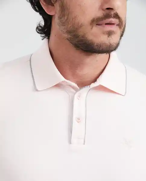 Camiseta Polo Contrast Details Rosa Cósmico Claro S Chevignon