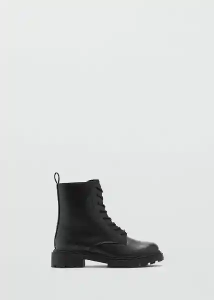 Botines Basma Negro Talla 38 Niñas Mango