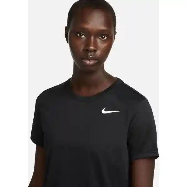 Nike Camiseta Dri-Fit Tee Rlgd Lbr Para Mujer Negro Talla L