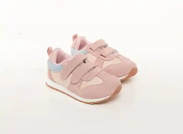 Tenis Niña Velcro Rosa Talla 25 People