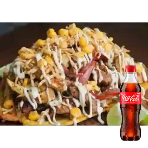 Cmbo patacón mixto+coca cola origl 400ml