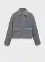 Chaqueta Sape Gris Talla L Mujer Mango