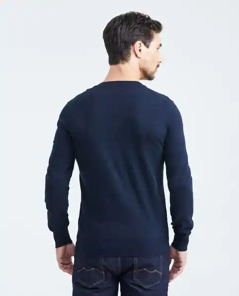 Suéter Basic Masculino Azul Medianoche Talla XL Chevignon