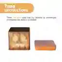Caja de Almacenamiento Calabaza Serie Minecraft Amarilla Miniso
