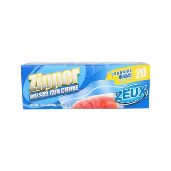 Zeux Bolsa Zipper Congelar Mediana