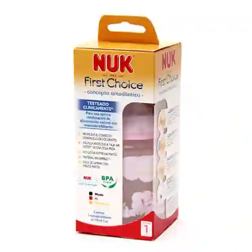 Nuk Biberón Baby Rosado 5 Oz