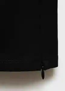 Pantalón Romi Negro Talla S Mujer Mango