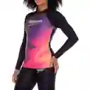 Speedo Camiseta Manga Larga Sunshine Sunset Femenino Talla M