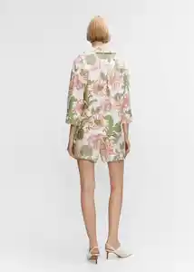 Short Clavel Rosa Palo Talla XS Mujer Mango