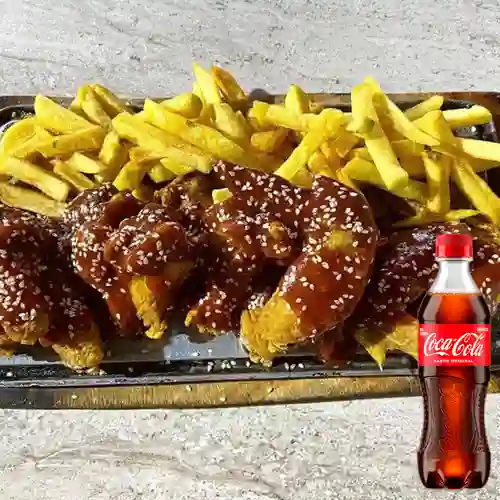 Combo Alitas BBQ + Coca Cola Original 400 ml