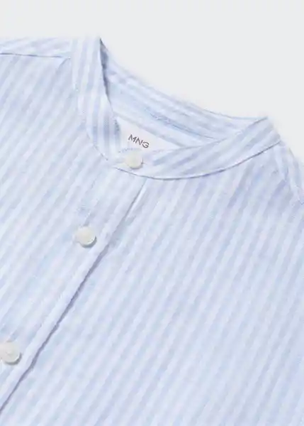 Camisa Form Celeste Talla 12 Niños Mango