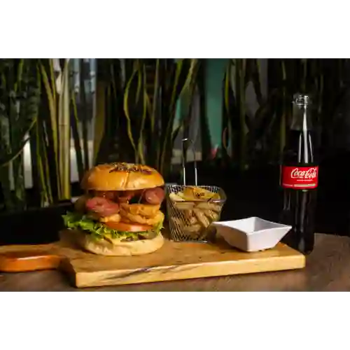 Hamburguesa Especial en Combo + Bebida de Coca-Cola 400 ml