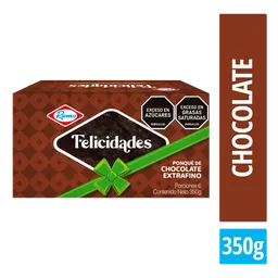 Ponqué Felicidades Chocolate 350 g