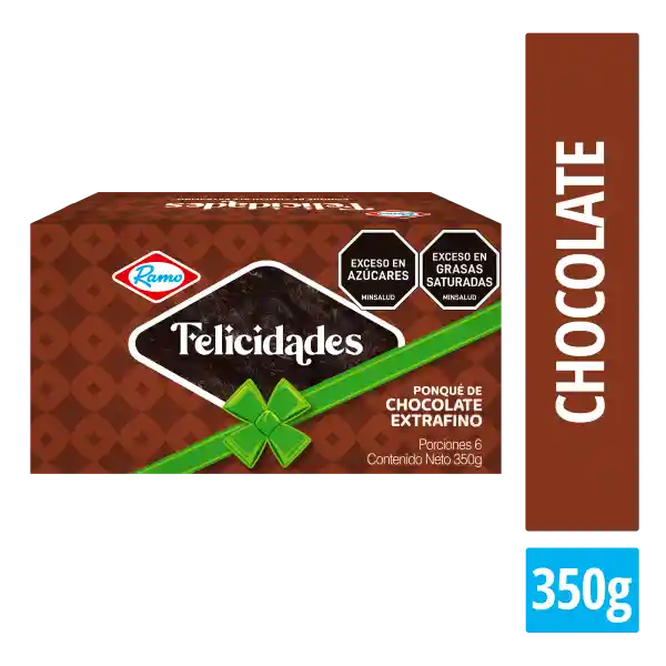 Ponqué Felicidades Chocolate 350 g