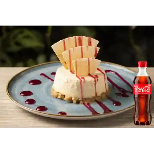 Combo Cheesecake Lychee Lab +Cocacola Orig 400ml
