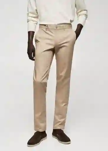 Pantalón Graham Beige Talla 46 Hombre Mango