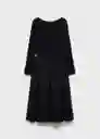 Vestido Diana Negro Talla S Mujer Mango