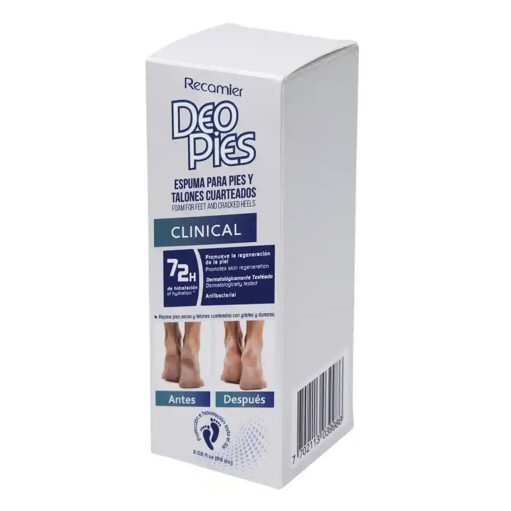 Deo Pies Espuma para Pies y Talones Cuarteados