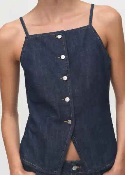 Top Lia Tejano Soft Talla S Mujer Mango