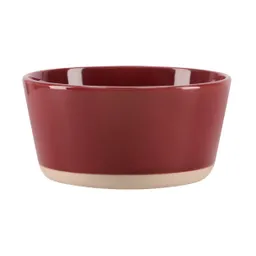 Plato Sopa Clay Diseño Rojo 0001 Casaideas