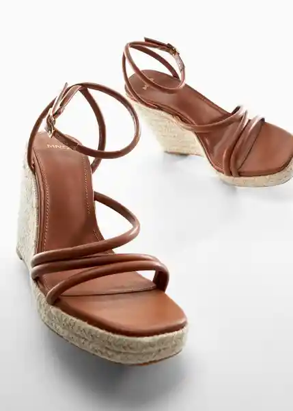 Sandalias Eula 1 Cuero Talla 36 Mujer Mango