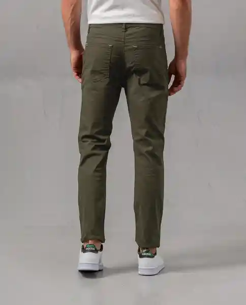 Pantalón Hombre Verde 34 160F101_VER190414 Rifle
