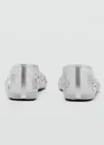Zapatos Mel Plata Talla 39 Mujer Mango