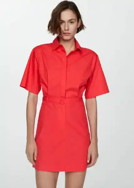 Vestido Cirilia Coral Talla L Mujer Mango