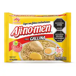 Ajinomen Sopa instantánea con Fideos Sabor Gallina