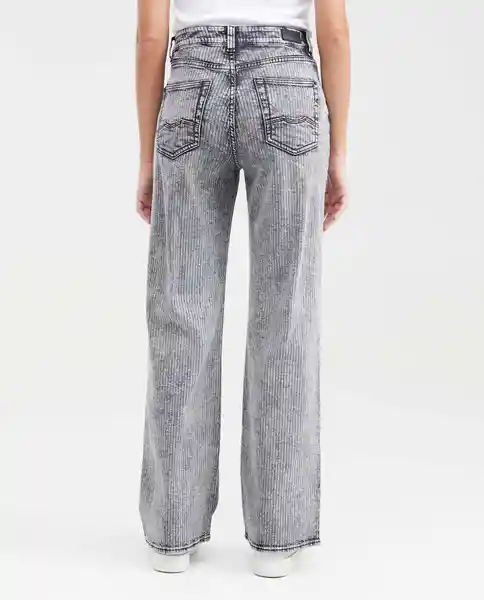 Jean Special Fit Wide Leg Gris Grafito Oscuro Talla 6 Chevignon