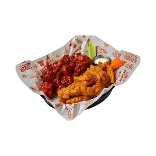 24 Alitas y 3 Salsas