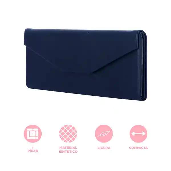 Estuche Para Lentes Plegable Triangular Azul Miniso