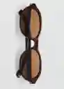 Gafas de Sol Hydra Chocolate Talla 99 Mujer Mango