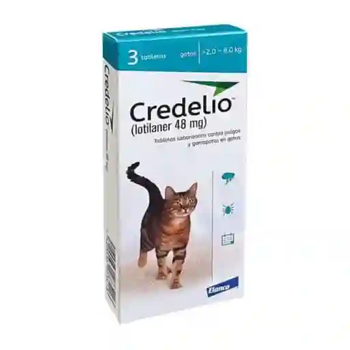 Credelio Para Gatos De 2 A 8 Kg X 3 Pipeta