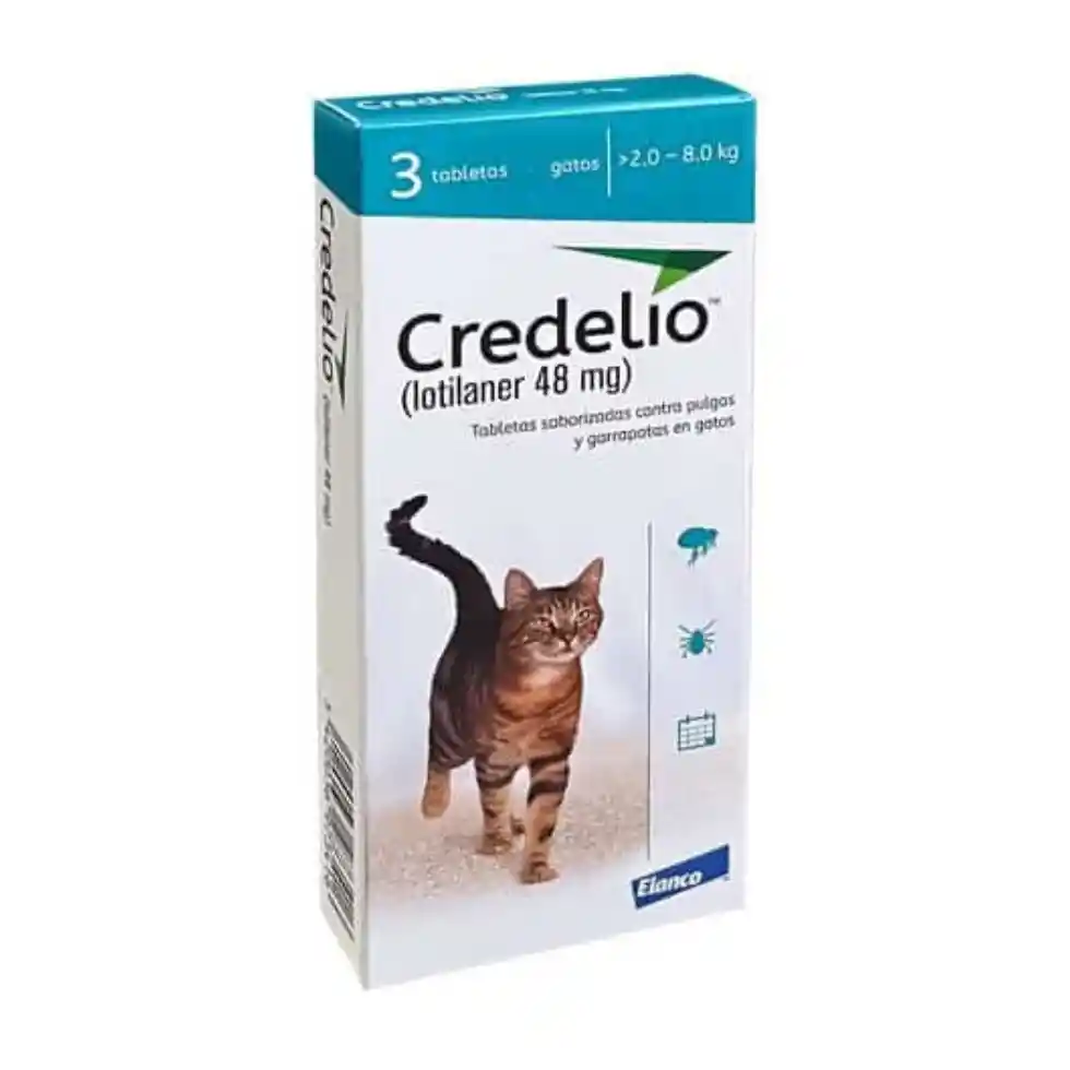 Credelio Para Gatos De 2 A 8 Kg X 3 Pipeta