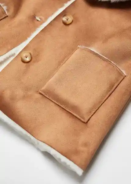 Abrigo Marion Camel Talla 71 Niña Mango