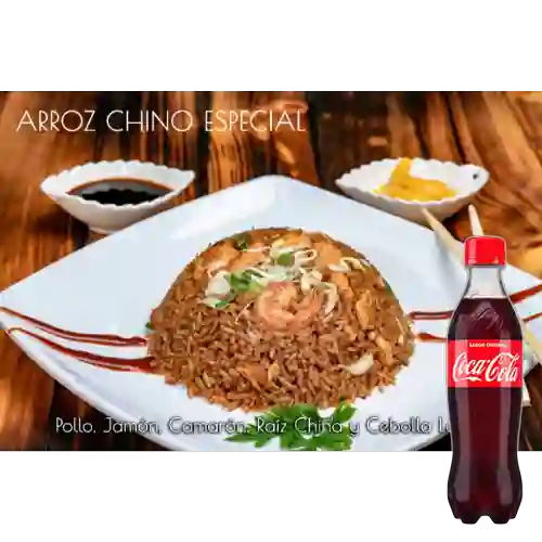 Combo Arroz Chino Especial +Cocacola Orig 400ml