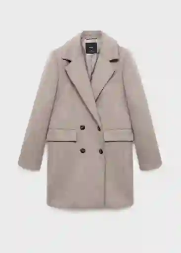 Abrigo Dali Topo Talla XS Mujer Mango