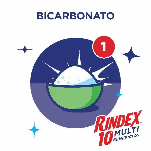 Rindex 10 Multi Beneficios Detergente Multiusos En Polvo 4 Kg