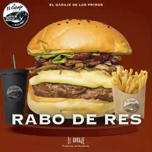 Combo Hamburguesa Rabo de Res