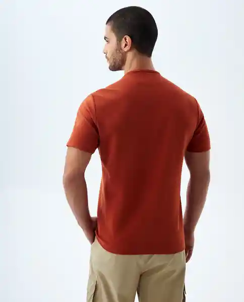 Camiseta Hombre Naranjado Talla L 849f005 Americanino