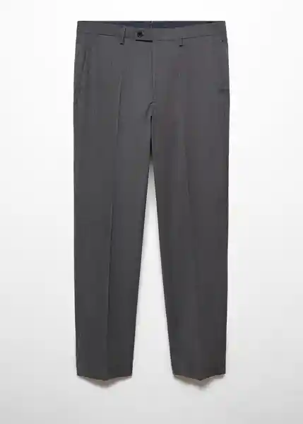 Pantalón Brasilia Gris Talla 44 Hombre Mango