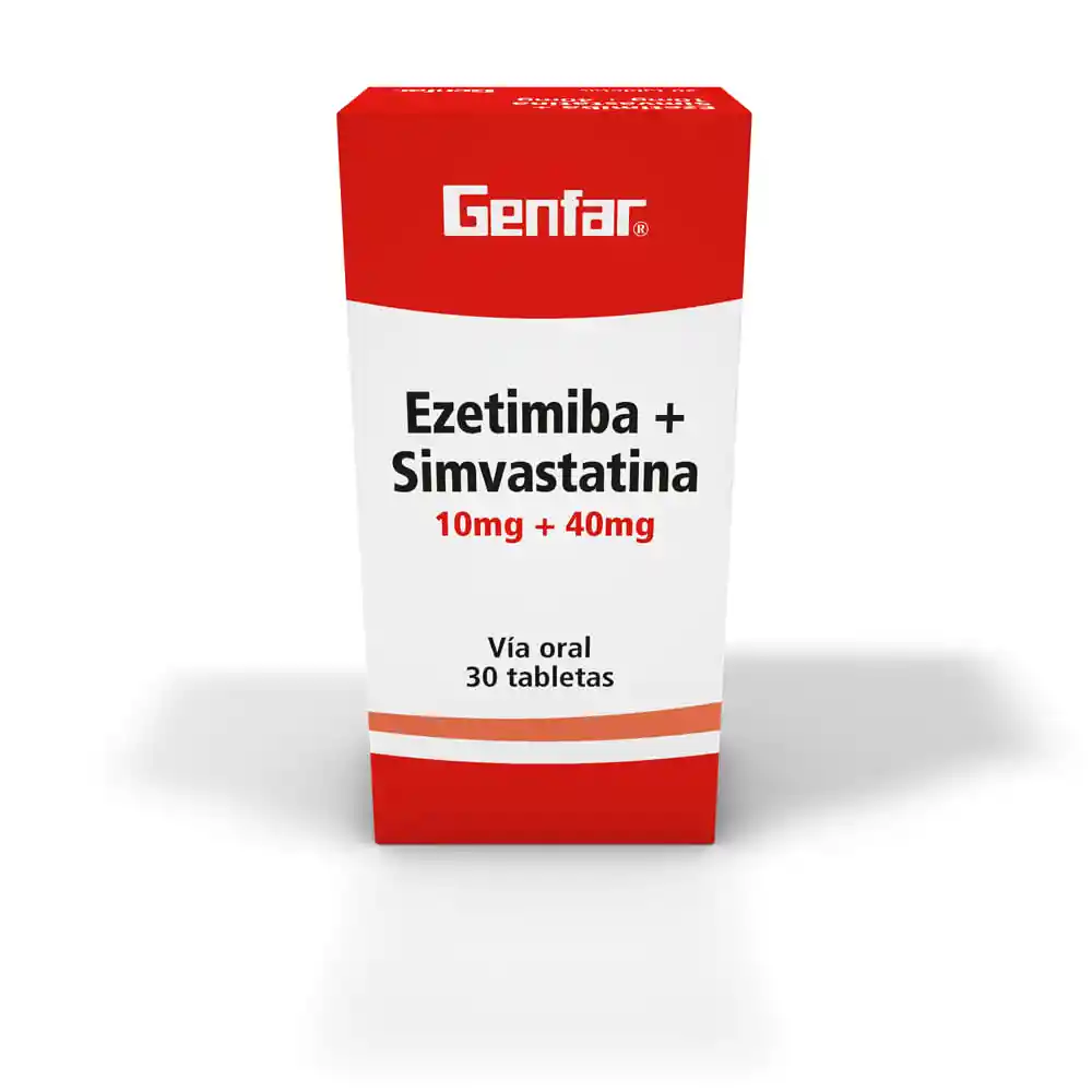 Simvastatina Genfar Ezetimiba/ (10 Mg / 40 Mg)