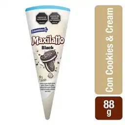 Maxilatto Cono de Helado Black Sabor a Cookies and Cream
