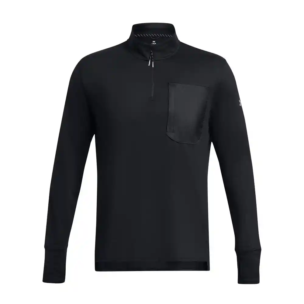 Under Armour Buzo Run Trail Quarter Zip Hombre Negro SM