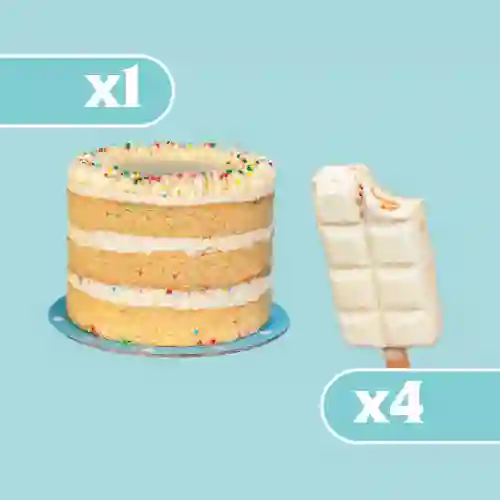 Birthday Cake S (X1) + Paletas Zana (X4)