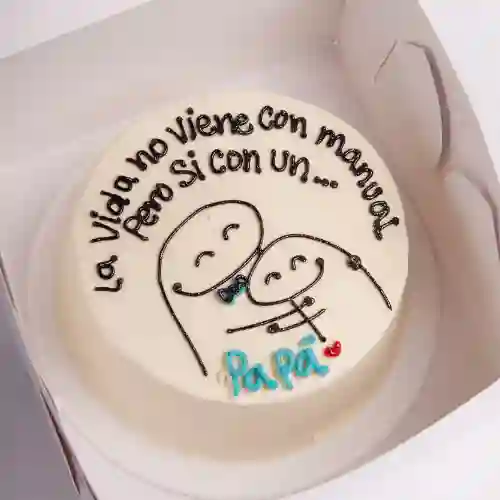 Mini Pastel -la Vida No Viene con Manual
